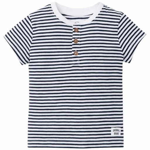 تیشرت بچگانه برند آلمانی lupilu سایز 2تا4 سال مدل سه دکمه تیشرت لوپیلو